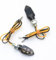 SUCANY Indicateurs de Moto,12V E24 5LED MINI Clignotants Lumières Pour Moto,E-MARK,IP65 M8 Clignotant LED Adapté Aux Motos,Convient Aux Scooters, VéHicules Hors Route à Quatre Roues (2 Pièces)