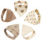 Satiskid 5er Pack Lätzchen Baby Musselin Dreieckstuch Halstuch Baby für Junge und Mädchen,Baumwolle Halstücher Verstellbare Super Weich und Absorbierend (Curry)
