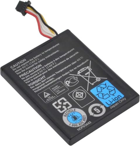 T40JJ 070K80 70K80 H132V 0H132V Laptop Battery Replacement for Dell PowerEdge Server PERC H710 H710P H730 H810 H830(3.7V 1.8Wh)
