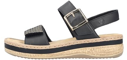 Rieker V0951 00-noir Noir Femme Noir