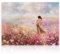 Dazzlewall Christliches Bild, Jesus umarmt Lamm in Blumenfeld Gemäldedruck für Kirche Schlafzimmer Gebetsraum Deko 12x16 Zoll Ungerahmt