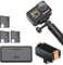DJI Osmo Action 5 Pro Adventure Combo con supporto magnetico, action camera 4K con sensore 1/1.3, durata della batteria prolungata con 3 batterie, stabilizzazione, due touch screen OLED, mini action