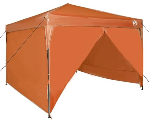vidaXL Pavillon-Zelt 290 x 290 x 251 cm Orange Stoff