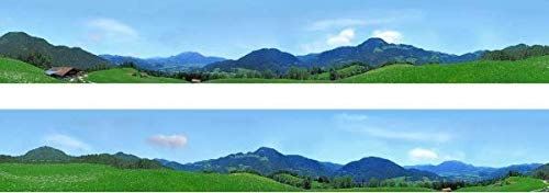 I D Backscenes 235N Photo Backscene 9 Inches High, Bavaria N Gauge