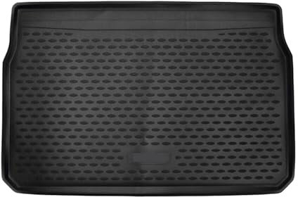 OMAC Kofferraummatte Kofferraumwanne kompatibel mit Citroen C3 2016-2024 Gummi TPE Schwarz