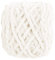 Chunky Yarn Knitting Thick Yarn Soft Colorful Braid Line Single Thick Ice Strip Yarn Floss for Weave Blanket Slipper(Milky White)