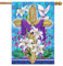 Briarwood Lane Oster-Lilien-Kreuz-Flagge, 71,1 x 101,6 cm
