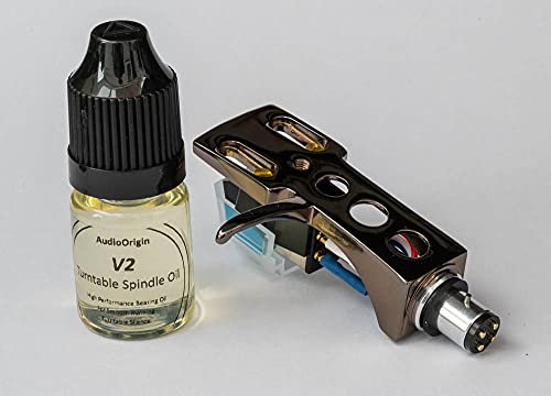 Headshell recubierto de titanio, AT-VM95, lápiz capacitivo, aguja, aceite para Technics SL1000, SL1100, SL120, SL110, SL1300, SL1301, SL1310, SL1350, SL1400