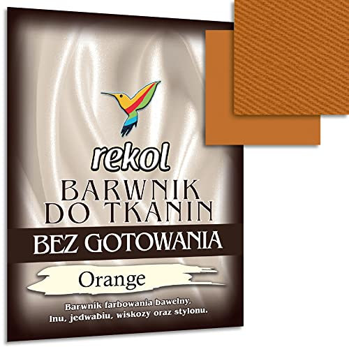 Wohnkult 15 g Textilfarbe ohne Kochen Stofffarbe Färben Nachfärben 16 Auswahl (Orange)