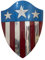 Adamhandicrafts Captain America First Avenger Shield – Captain America Heizschild – WWII Schild Replika, Cosplay oder Display Shield Rot 61 cm