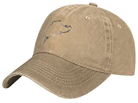 Oudrspo Nürburgring Track Vintage Washed Distressed Baseball Cap Dad Golf Hat für Männer Frauen