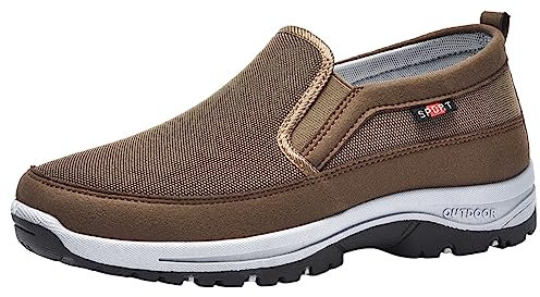 Stivali Gomma Donna Stivali da Pesca Uomo Alti Scarpe Uomo Running Uomo Scarpe da Ginnastica estive Donna Marrone-A 14.99