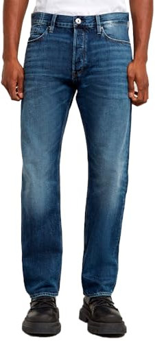 G-STAR Herren Dakota Regular Straight Jeans, Blau (Worn in waterspouts D23691-D536-G804), 34W / 32L