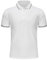 Djtnzdm Polo Shirts for Men UK Cotton Short Sleeve Quality Work Polo Shirts Mens Smart Breathable Golf Tennis Tops XL White
