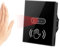 Cerhot 230V EU Interrupteur à détecteur de mouvement Interrupteur d'éclairage ir Pas besoin de toucher Interrupteur d'éclairage à détecteur de mouvement Interrupteur d'éclairage infrarouge（EU Black）
