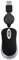 Persistence Mini-Souris Filaire USB Câble RéTractable Petite Souris Minuscule 1600 DPI Souris de Voyage Compactes Optiques pour 98 2000 XP Vista Ve (Noir)