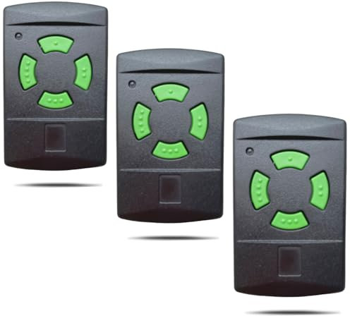 26,995MHz Garagentoröffner fur Handsender,Garagentor Fernbedienung Fernsteuerung Kompatibel mit 26MHz 26,9MHz Hormann HSM2 HSM4 HS1 HS2 HS4 HSE2 HSZ1 HSZ2 HSP4 3 Stück