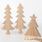 GISELA D 3 alberi di Natale in legno, statuette per interni, decorazione per feste, casa, tavolo, decorazioni fai da te, decorazioni natalizie, tavolo in fattoria