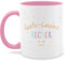 Tasse Tassen 325ml - Statement - Gute Laune Becher | Lustiges Geschenk | Zum Verschenken Geburtstag | Geschenk Freund oder Freundin mit Spruch - 325 ml - Rosa - positiv denken kaffetassen sprüche