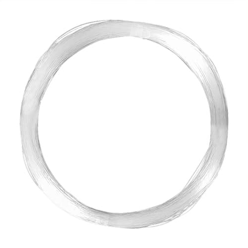 Fishing Wire, Nylon Thread Clear Fishing Wire, Transparent Sea Fishing String, 1mm/ 0.8mm Diameter Fishing Linee Thread, Anti-Rust Kite Fly High-Density Sea Fishing String For Hanging Fishing Wire