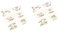 EXCEART 96 Stk Danke Gruß hochzeitskarte hochzeit karte geburtskarte hichzeitskarte thank you cards dankbarkeitskarten Grußkarte aus Papier danke dir Karte danke für die hochzeit