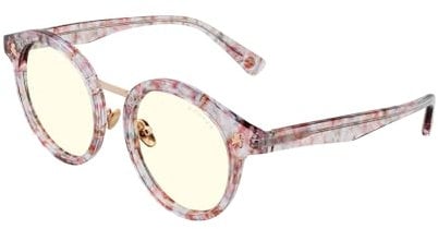 Gunnar Gaming- und Computerbrillen - Tokidoki FLOWER POWER - Rahmenfarbe: Pretty in Pink, Linsentönung: Clear (Blockiert 35% des blauen Lichts & 100% UV-Licht) - Blaulichtblockierende Brillen