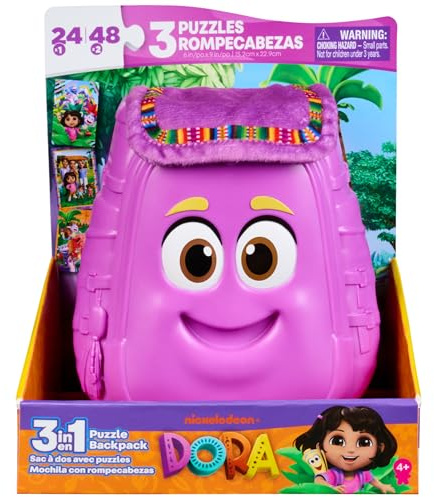 Spin Master Games Kids Puzzle DoraBackpack 3in1 Puzzle