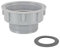 Qrity 1 Pezzi Riduttore per Tubo di Scarico del Lavandino, Connettore Riduttore per Fogna, ﻿Connettore da 58mm Femmina a 45mm Maschio per Lavello da Cucina