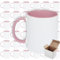 Weprintfy. | Pack de 36 Tazas Sublimación | Color Rosa y Blanco 350ml - 9.5cm - 8.0 Ø | Cerámica Recubierta de Polímero | Calidad AAA | Tazas Empresa Personalizables con Caja | Regalos Promocionales