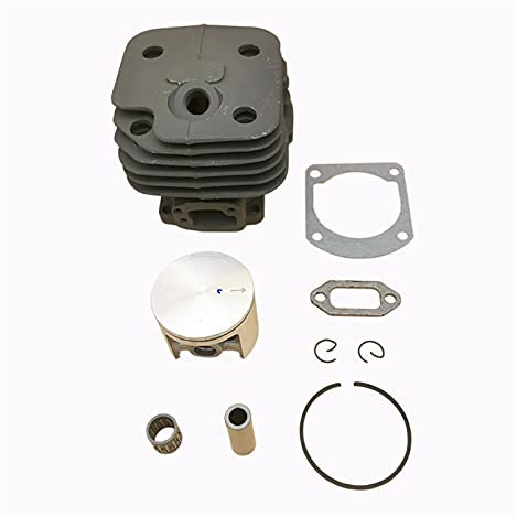Pizgear Jeu de Pistons Cylindre 48mm 50mm 52MM, pièces de Moteur de tronçonneuse à Essence, for Husqvarna, 61 268 272 272K 272XP 503758172 Ensemble de Cylindre de tronçonneuse(HUS272 52MM)