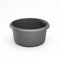 Washing Up Bowl for Sink | Grey Small Round Plastic Sink Bowls (4 Liter Capacity) | Wash Up Basin Bowl for Kitchen Sinks