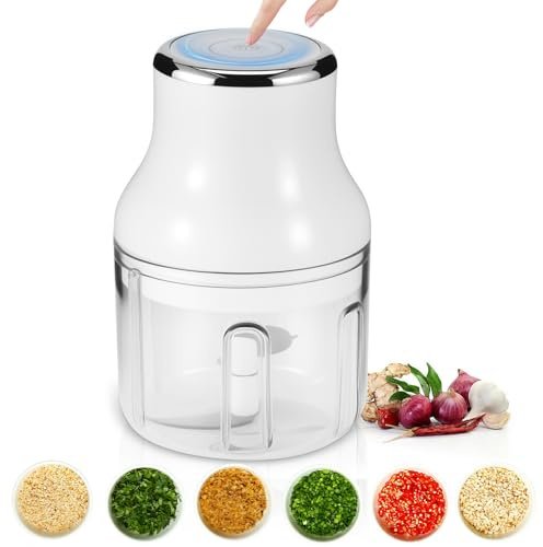 Mini Hachoir Électrique Ail et Oignon 250 ml Rechargeable USB Pour Viande
