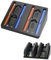 Station De Chargement De La PoignéE De Jeu pour Switch 2 pour Joy-Con, Station d'accueil pour Chargeur De Manette, avec 4 Ports De Charge, 4 Emplacements pour Cartes De Jeu Et Cordon De Charge USB