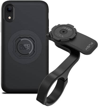 Quad Lock Out Front PRO Handlebar Bike Phone Mount (V2) with MAG Phone Case for iPhone XR