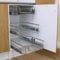 KuKoo 5 Cestos Metálicos Extraíbles de Cocina para Muebles Armarios de 60cm de Ancho Cajón Telescópico Cocina Cierre Suave Cestas Almacenaje Almacenamiento Organizadores Capacidad 15-20kg por Cesta