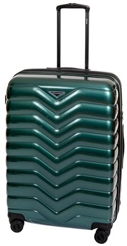 Bowatex Große Hartschalenkoffer Trolley V Grün Rollenkoffer 75 cm Cavalet