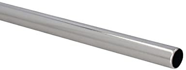 Sento Metall Zubehör für Ø 16 mm Gardinenstangen in Edelstahl Optik Ø 16mm Stange 180cm