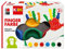 Marabu 0303000000085 - Kids Fingerfarbe Set mit 6 leuchtenden Farben á 35 ml, parabenfrei, vegan, laktosefrei, glutenfrei, geeignet zum Malen in Kindergarten, Schule, Therapie und zu Hause