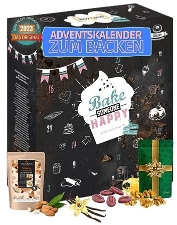 Adventskalender Backen mit 24 besonderen Zutaten zum Backen I Frauen Männer Adventskalender 2024