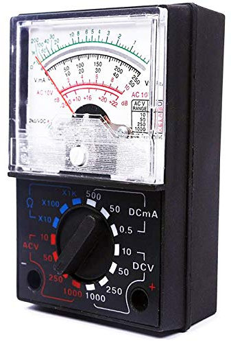 POWERTOOL Multimetro Analogico Voltmetro Tester di Continuità Elettrica YX 1000A AC DC Misuratore di Resistenza di Corrente