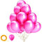 Yiran 30 Palloncini Compleanno fucsia - palloncini compleanno bambina e bambino - palloncino feste - palloncini Decorazioni per Compleanni Festa per Bambini,Anniversario,Battesimo,Natale, Matrimoni