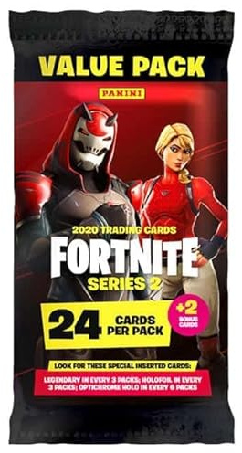 FORTNITE TC Series 2 Value Pack 24 Karten + 2 Bonuskarten