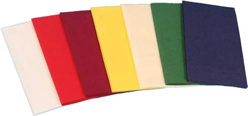 1000 Tissue Servietten Tafelservietten Zellstoff Servietten Premium Gourmet 33x33cm 3lg 1/8 Falz Kopffalz Farbauswahl (Weiß)