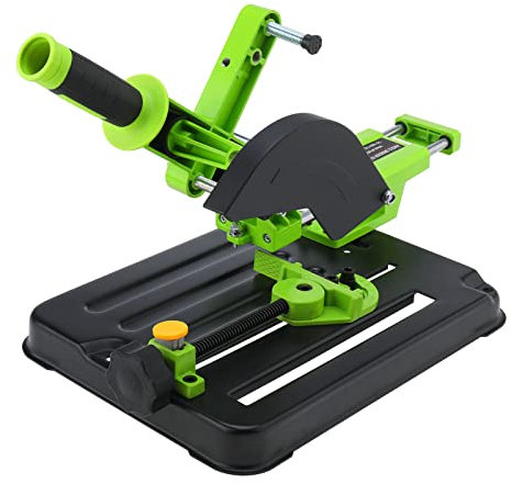 Upgraded Angle Grinder Stand 45 Degree Clamp Angle Grinder Holder Bracket with Slide Handle for 100-125 Angle Grinder