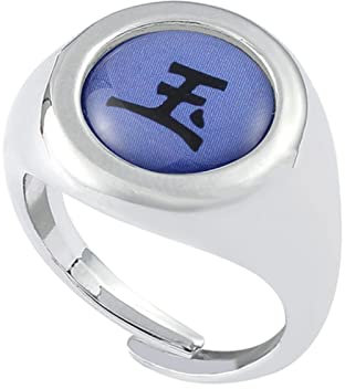 XJruixi Anime N-A-R-U-T Akatsuki Secret Organization Ring 1 Set of 10 Adjustable Size Cosplay Rings Men and Women Trend Gift Jewelry