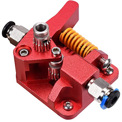 BIQU Upgrade Dual Gear Extruder, für Ender 3 V2/Ender 3/Ender 3 Pro Serie/Ender-5/CR-10S Pro/CR-10 3D-Drucker, Double Gear MK8 Extruder Dual Driver Stock Feeder All Metal 1,75 mm Filament Extruder Kit