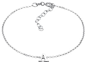 Elli Armband Damen Anhänger Buchstabe A Basic in 925 Sterling Silber