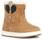 Geox B TROTTOLA Girl Ankle Boot, Whisky/Black