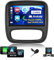 Hikity 2+64G Android 13 Autoradio Für Renault Trafic/Opel Vauxhall Vivaro 2014-2019 mit Wireless Carplay Android Auto 9 Zoll Touchscreen Bildschirm Radio mit GPS WiFi FM RDS HI-FI SWC Rückfahrkamera