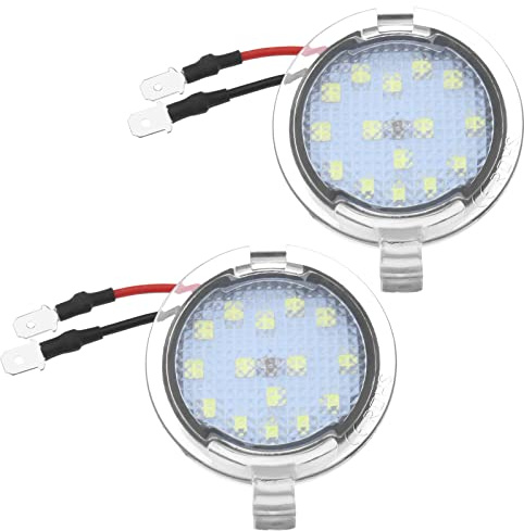 ECSiNG 2 Stück Auto-LED-Rückspiegel-Lichter, Ersatz kompatibel mit Ford Mondeo MK5/Ranger/Edge/Explorer/Fusion Spiegel-Pfützenlicht